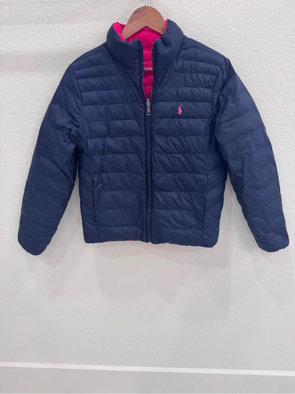 Ralph Lauren Girls' TERRA Jacket, Reversible, Large (14-16)
